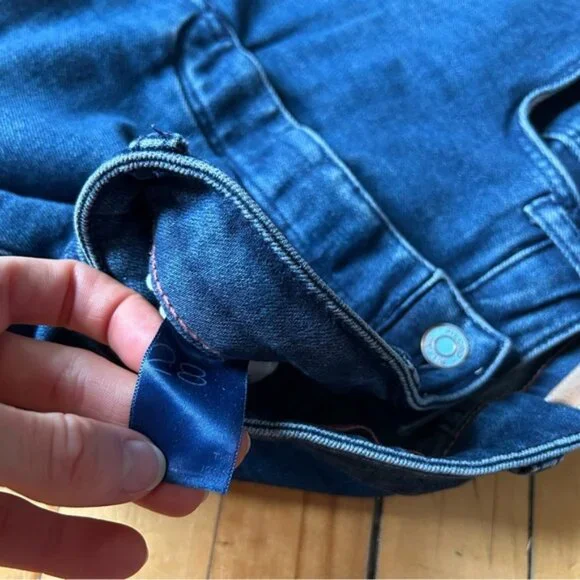 Anthropologie Pilcro Sz 28 The Icon Dark Wash Flare Denim Jeans - Picture 11 of 12